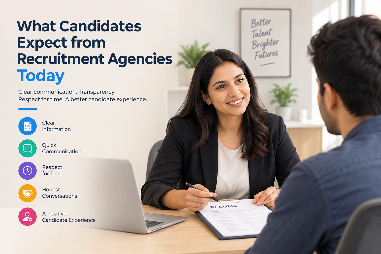 What Candidates Expect from Recruitment Agencies Today