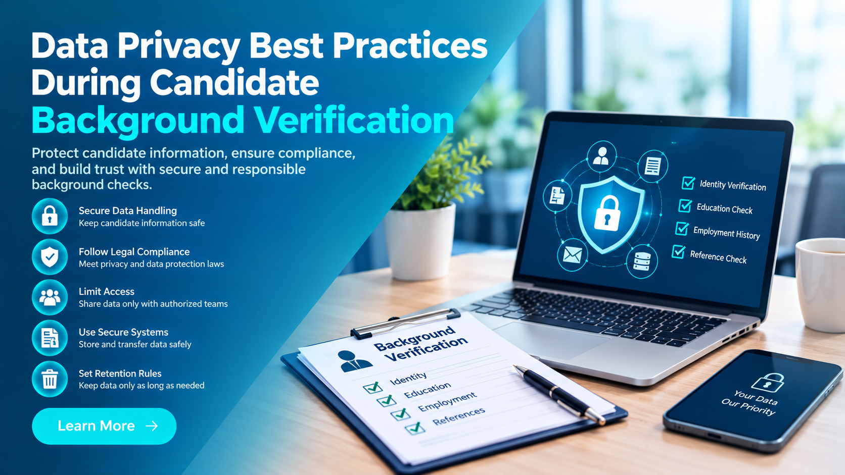 Data Privacy Best Practices During Candidate Background Verification